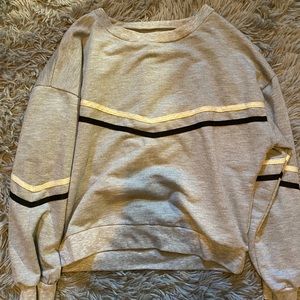 2/$5 Striped Crewneck